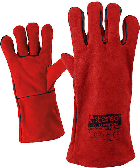 Stenso Wellington Gloves for Work Welding Red 70144001