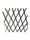 Klappbares Spalier Garten aus Holz mit Rasterdesign Rhombus in Braun Farbe 180x90cm