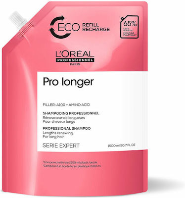 L'Oreal Professionnel Serie Expert Pro Longer Eco Refill Σαμπουάν Αναδόμησης/Θρέψης για Όλους τους Τύπους Μαλλιών 1500ml