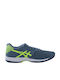 ASICS Solution Swift FF Tennisschuhe Alle Gerichte Steel Blue / Hazard Green