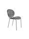 Beetle Dining Room Velvet Chair Silver Grey 60.5x54x84.5cm 2pcs