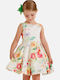 Children's Dress Sleeveless Tulle Floral Multicolour