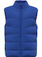 Kinder Steppjacke Ärmellos Kurz Blau