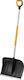Fiskars X-Series Φτυάρι Χιονιού με Κοντάρι 153.5cm και Πλαστική Λαβή