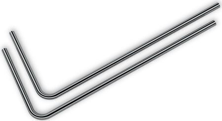 Ekwb EK-Loop Metal Tube 16mm 0.8m Pre-Bent 90° Nichel negru 2pcs