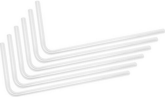 Ekwb EK-Loop Hard Tube 14mm 0.8m pre-Bent 90° Acrylic 6pcs