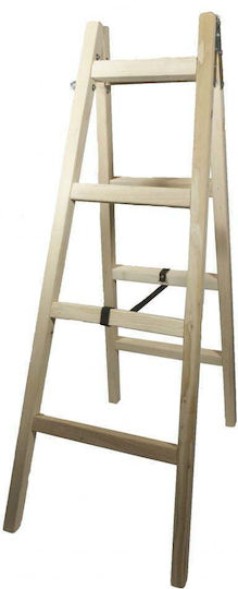 Ladder Wooden with 2x5 Steps 175cm
