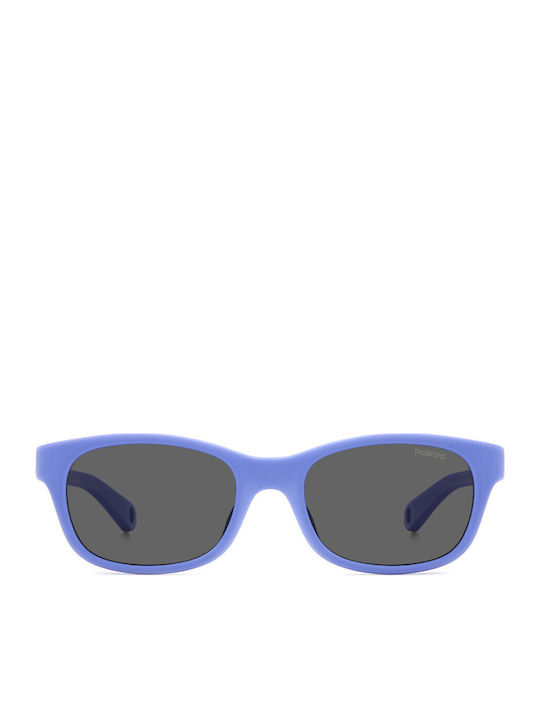 Polaroid Square Kids Sunglasses with Polarized Lenses Purple for 3-8 Years