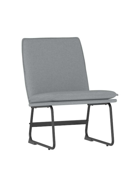 Visitor Armchair Ανοιχτό Γκρι 52x75x76cm