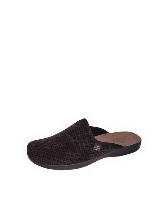 Fly Flot Men's Brown Anatomical Slippers