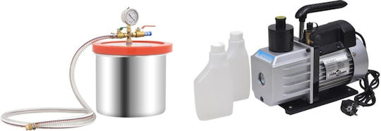 vidaXL Pump for Boat With Vacuum Chamber and Dual Pump 7.4 Liters