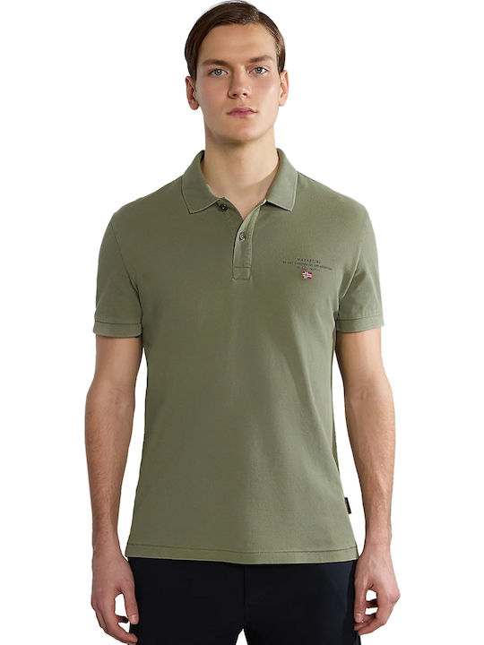 Napapijri Elbas Polo Short Sleeve Blouse Green ...