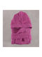 Rythmos Kids Hooded Bathrobe Twist Purple