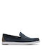 Clarks Leder Herren Mokassins in Blau Farbe