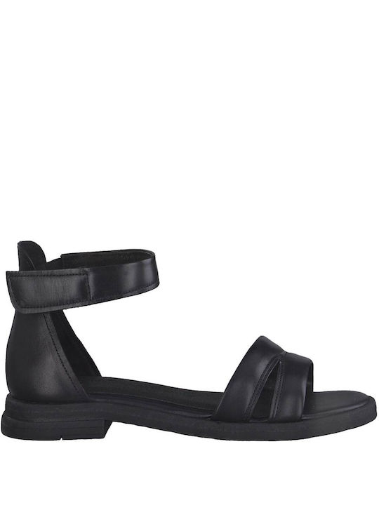 Marco Tozzi Damen Flache Sandalen in Schwarz Farbe