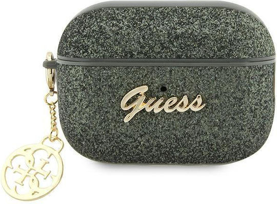 Guess Charm Collection Θήκη Σιλικόνης Khaki για Apple AirPods Pro