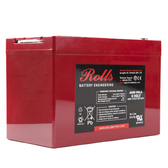 Rolls Photovoltaic Battery AGM Open Type Deep Cycle 6V 234Ah (S6-260AGM-RE)