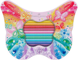 Faber-Castell Sparkle Metal Butterfly Σετ 20 χρώματα Faber-Castell Sparkle Metal Butterfly Σετ 20 χρώματα