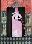 Easter Candle Square with Box Pink