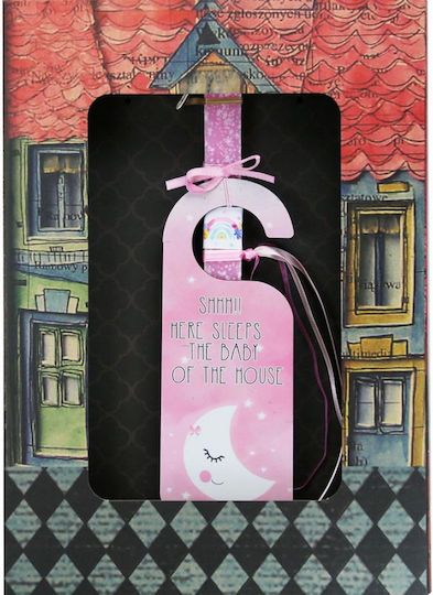 Easter Candle Square with Box Pink