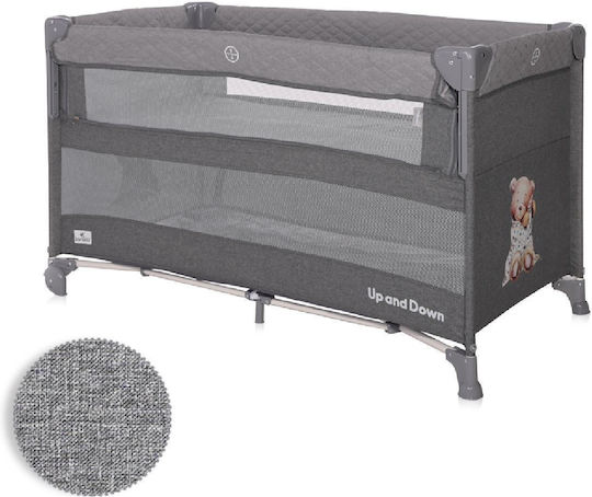 Lorelli Up & Down Кошара за игра 2 Нива Сив 125x65см