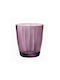 Bormioli Rocco Pulsar Glass Set Water made of Glass in Purple Color 305ml 6pcs