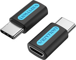 Vention Convertor USB-C masculin în micro USB feminin 1buc (CDXB0)