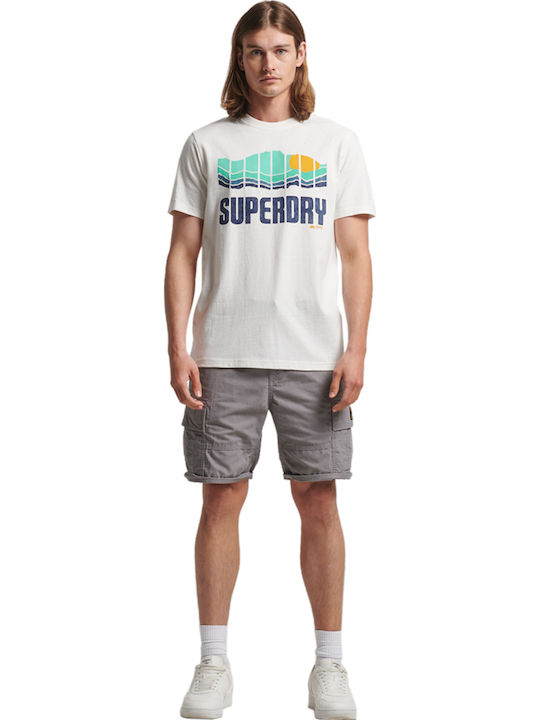 Great Outdoors T-shirt Natural White Marl