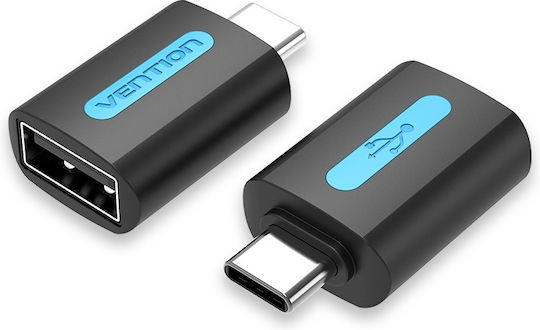 Vention Μετατροπέας USB-C male σε USB-A female 1τμχ CDTB0