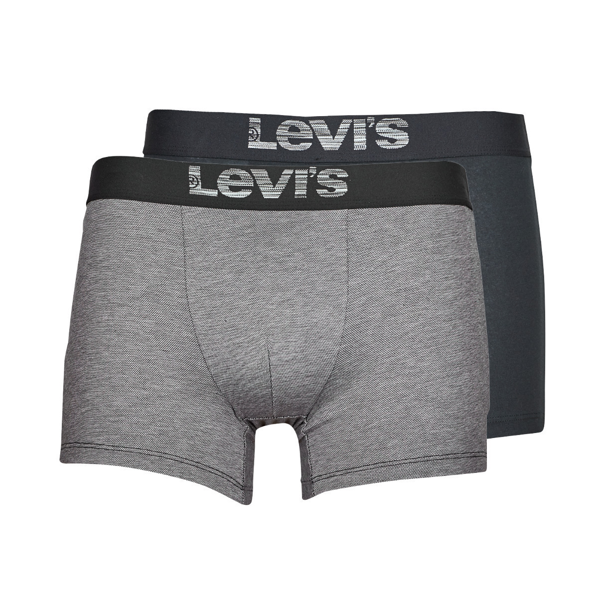 Levi's Herren Boxershorts 2er Pack | Optical Illusion Design | Bio-Baumwolle & Recycling-Material
