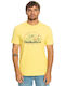 Quiksilver Sunset Wave Men's Short Sleeve T-shirt Yellow