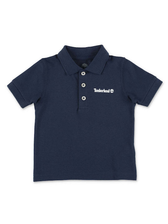 Timberland Kids Polo Short Sleeve Navy Blue