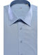 Sky Poplin Shirt Classic Fit Don Hering Sky Striped Cotton Monochrome ALL DAY, CASUAL, BUSINESS