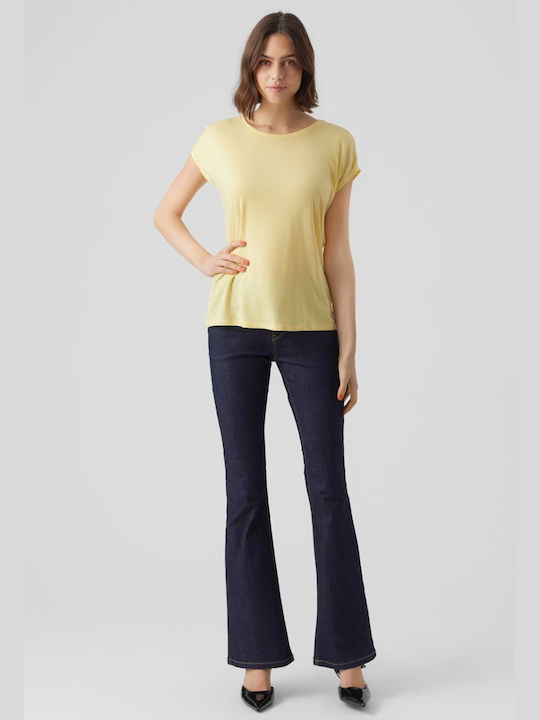 Vero Moda Women's Athletic T-shirt Yellow