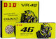 SET Antriebstechnik Kettenantriebe DID-JT VR46 DL 650 V-Strom ABS (07-21) Silber-Gold X 'ring 15-47-525 KDID-VR46DL650AVXG57