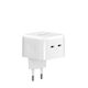 Devia GaN Wireless Charger with 2 USB-C Output Ports 35W Power Delivery White
