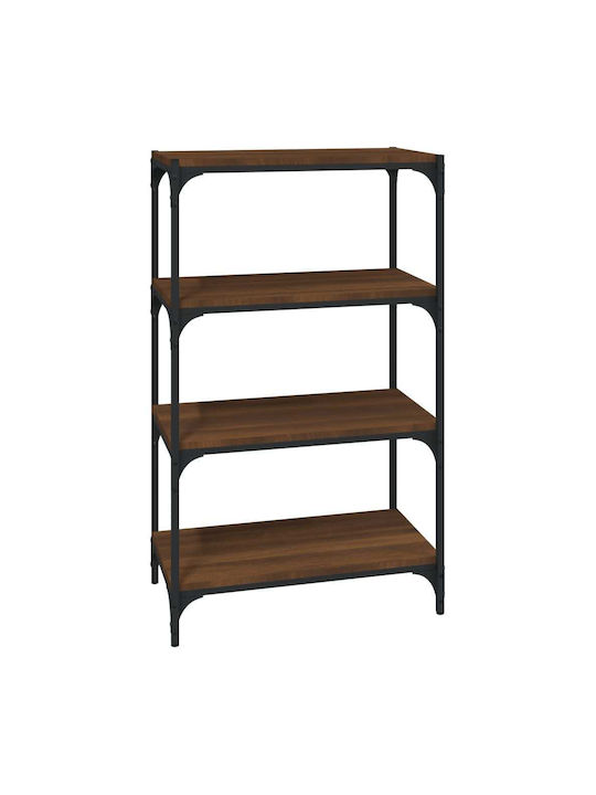 Bookcase Brown Oak 60x33x100cm