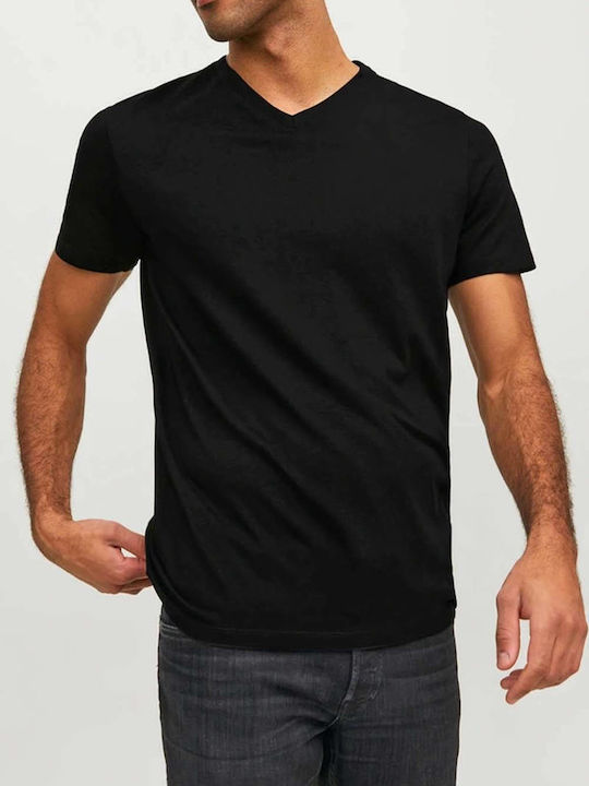 Jack & Jones 12156102 Tricou Negru Jack & Jones 12156102 Tricou Negru