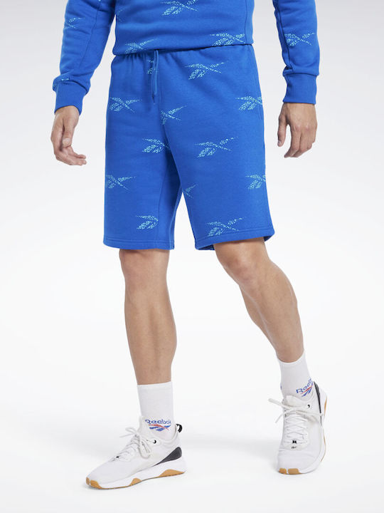 Reebok Identity Vector Pantaloni scurți sport bărbați Albastru