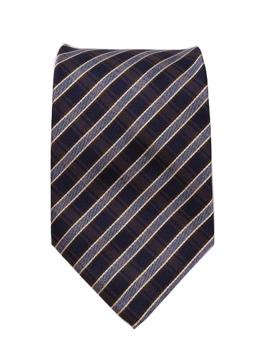 PAL ZILERI TIE 9CM STRIPED BLUE