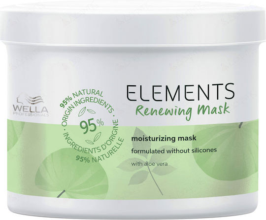 Wella Elements Regenerating Hair Mask for Repairing with Keratin & Argan 500ml