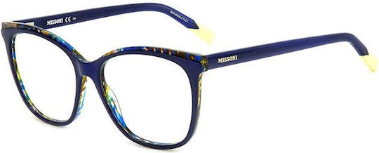 Missoni Weiblich Kunststoff Brillenrahmen Marineblau MIS 0146 GF5