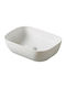 Vinci F423360 Aufgesetztes Waschbecken Porzellan 51x41x14cm Weiß