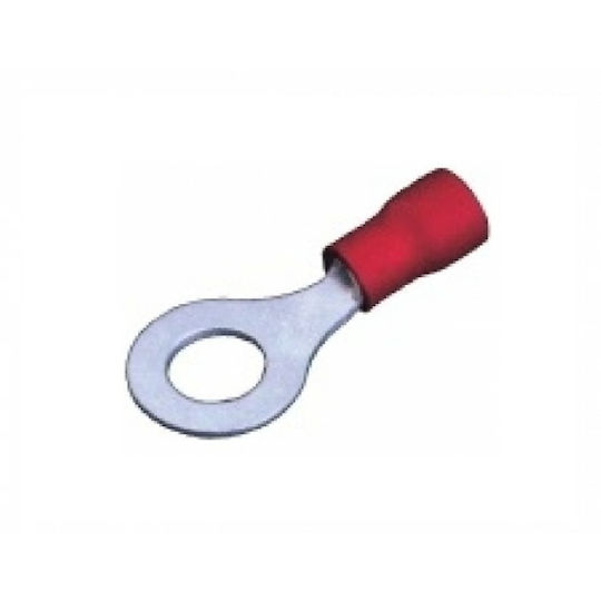 Eval Ακροδέκτες Οπής με Μόνωση 8.4mm Κόκκινο (04363-8R) σε σετ των 30τμχ