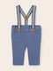 Kids' Chino Fabric Pants Blue