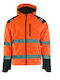 Stenso Prisma HV Work Jacket Reflective Softshell with Hood Orange