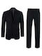 Master Tailor Santiago Men's Suit Slim Fit Black