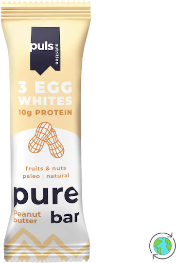 Puls Nutrition 3 Egg Pure Baton cu 10gr Proteină & Aromă Peanut Butter 50gr