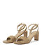 Seren65 Strap Leather Sandals Brown