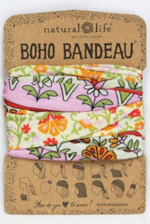 Natural Life Κορδέλα Μαλλιών Boho Πολύχρωμη Natural Life Κορδέλα Μαλλιών Boho Πολύχρωμη